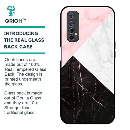 Marble Collage Art Glass Case For Realme Narzo 20 Pro