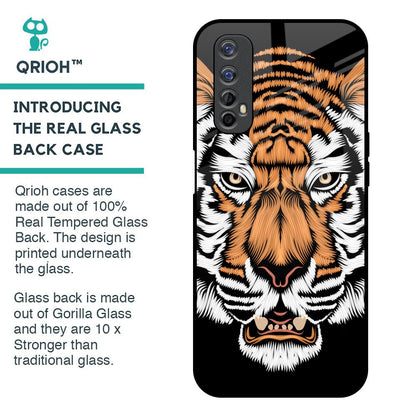 Angry Tiger Glass Case For Realme Narzo 20 Pro