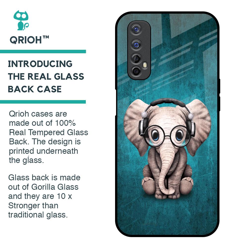 Adorable Baby Elephant Glass Case For Realme Narzo 20 Pro