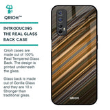 Diagonal Slash Pattern Glass Case for Realme Narzo 20 Pro