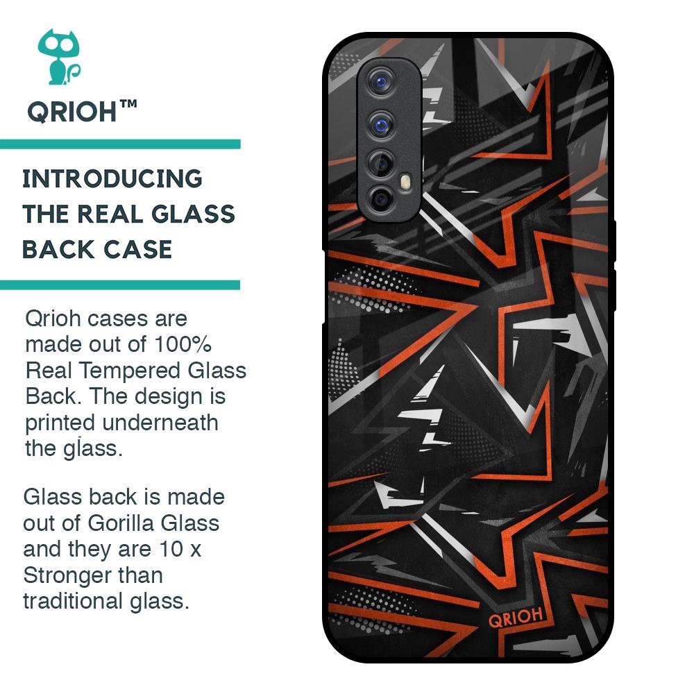 Vector Art Glass Case for Realme Narzo 20 Pro