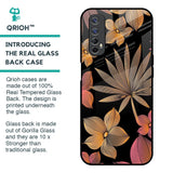 Lines Pattern Flowers Glass Case for Realme Narzo 20 Pro