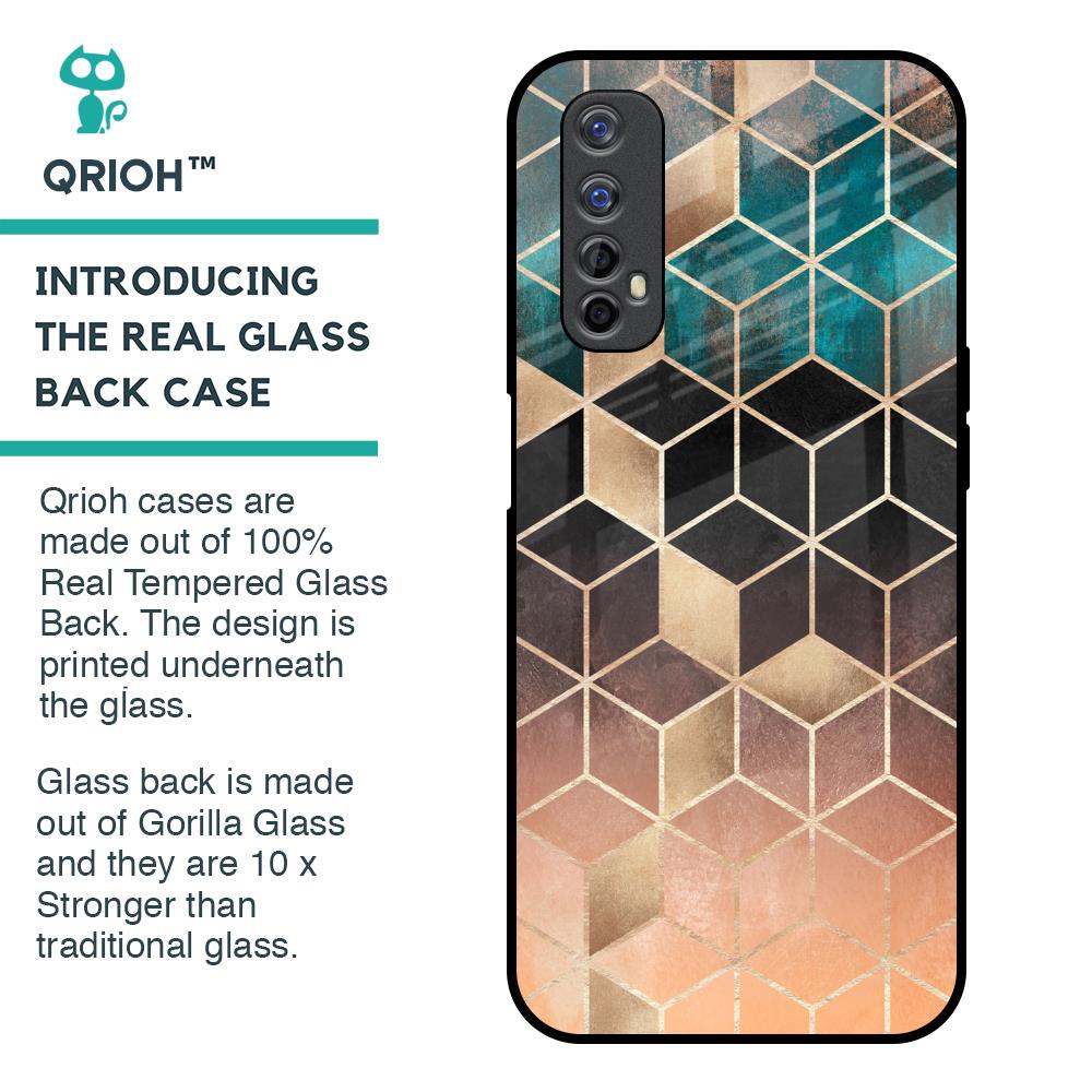 Bronze Texture Glass Case for Realme Narzo 20 Pro
