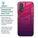 Wavy Pink Pattern Glass Case for Realme Narzo 20 Pro