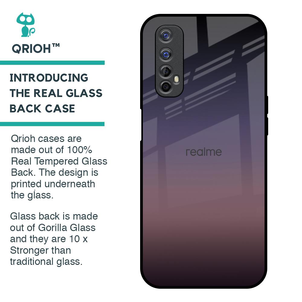 Grey Ombre Glass Case for Realme Narzo 20 Pro
