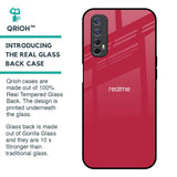 Solo Maroon Glass case for Realme Narzo 20 Pro