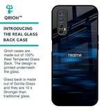 Blue Rough Abstract Glass Case for Realme Narzo 20 Pro