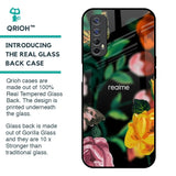 Flowers & Butterfly Glass Case for Realme Narzo 20 Pro