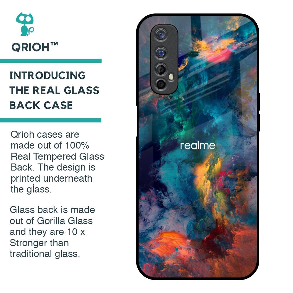 Colored Storm Glass Case for Realme Narzo 20 Pro