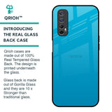 Blue Aqua Glass Case for Realme Narzo 20 Pro