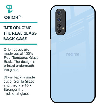 Pastel Sky Blue Glass Case for Realme Narzo 20 Pro
