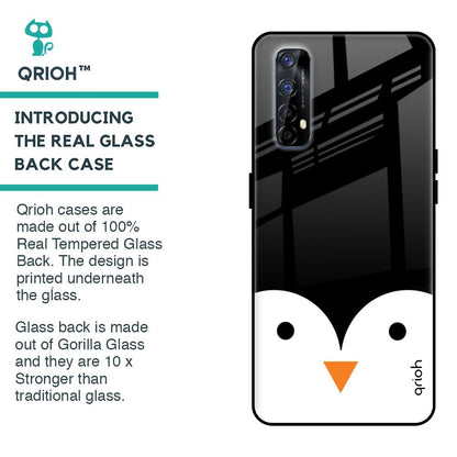 Cute Penguin Glass Case for Realme Narzo 20 Pro