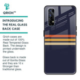 Tricolor Stripes Glass Case For Realme Narzo 20 Pro