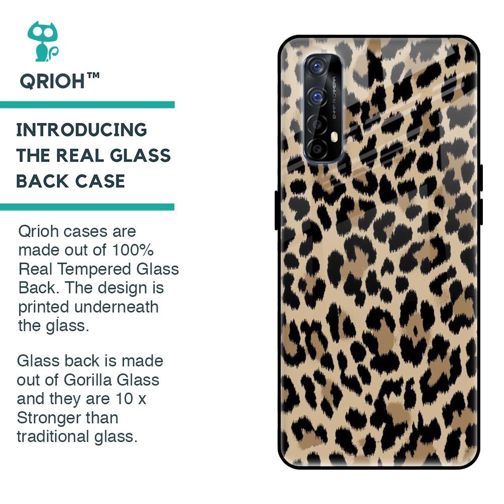 Leopard Seamless Glass Case For Realme Narzo 20 Pro