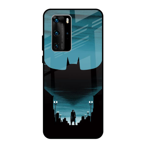 Cyan Bat Huawei P40 Pro Glass Back Cover Online