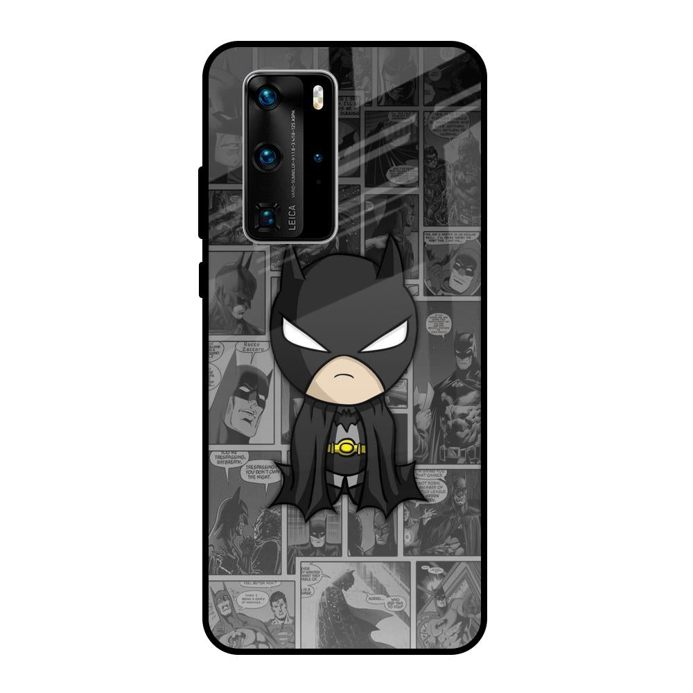 Cartoon Art Huawei P40 Pro Glass Back Cover Online