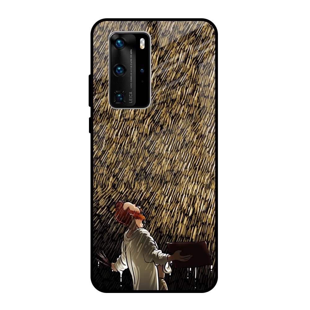 Rain Festival Huawei P40 Pro Glass Back Cover Online