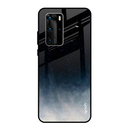 Black Aura Huawei P40 Pro Glass Back Cover Online
