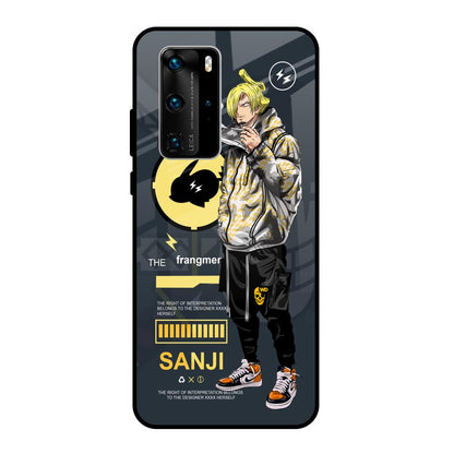 Cool Sanji Huawei P40 Pro Glass Back Cover Online