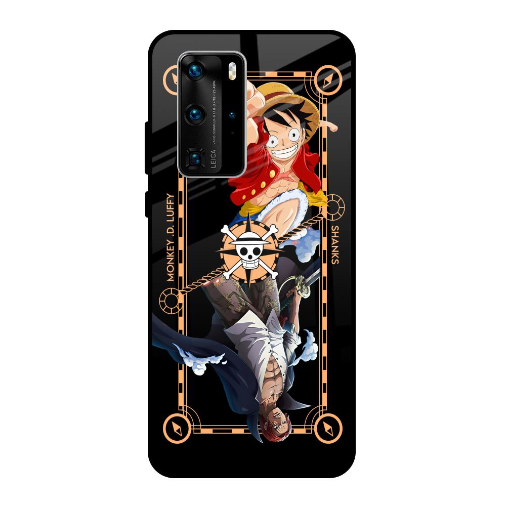 Shanks & Luffy Huawei P40 Pro Glass Back Cover Online