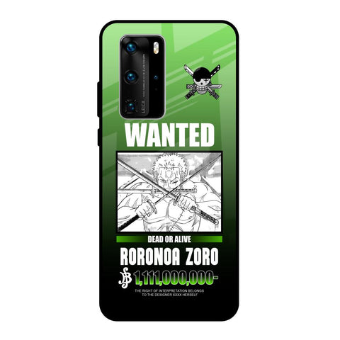 Zoro Wanted Huawei P40 Pro Glass Back Cover Online