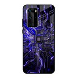 Techno Color Pattern Huawei P40 Pro Glass Back Cover Online