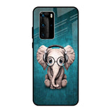 Adorable Baby Elephant Huawei P40 Pro Glass Back Cover Online