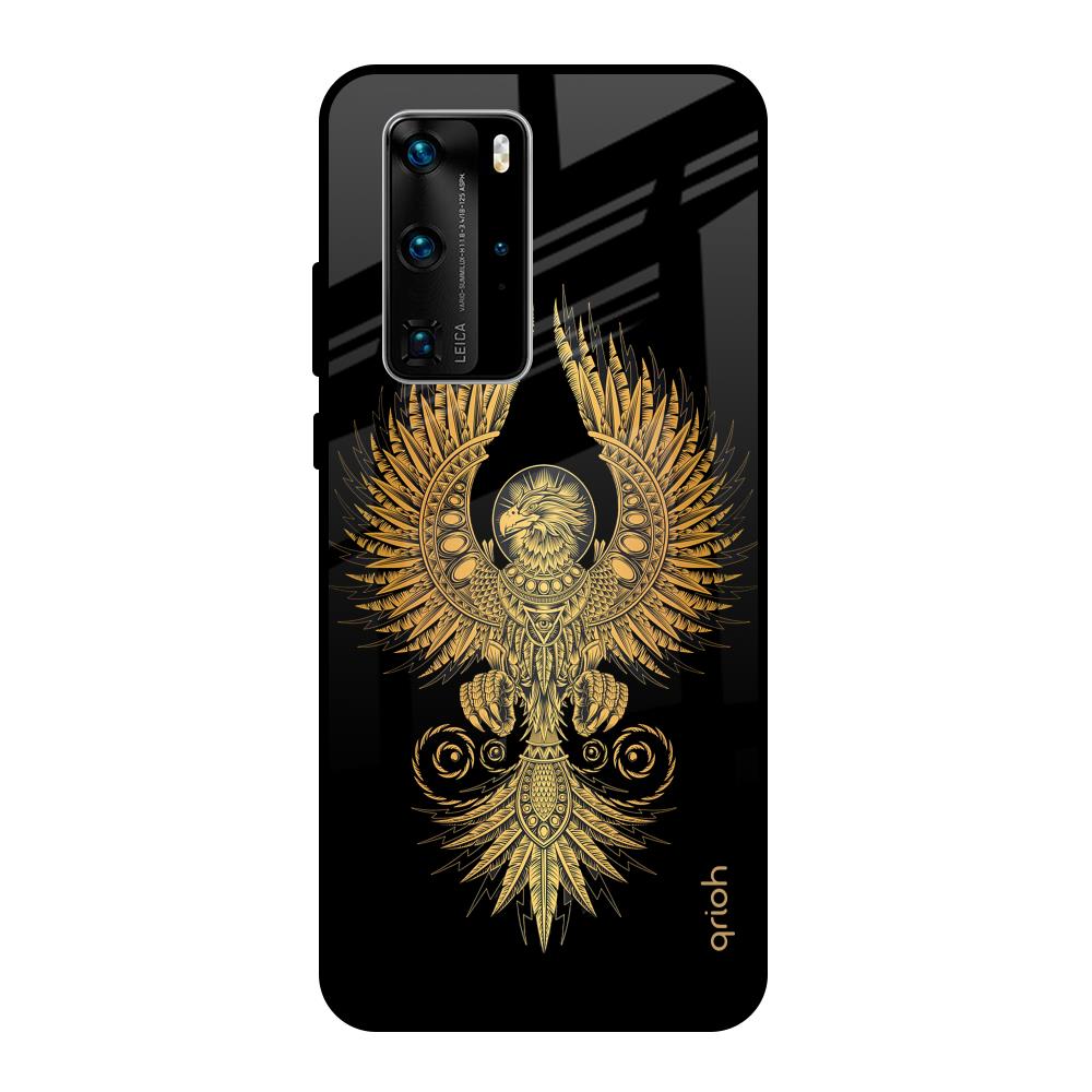 Mythical Phoenix Art Huawei P40 Pro Glass Back Cover Online