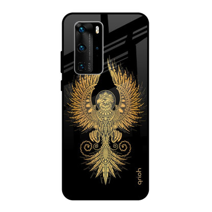 Mythical Phoenix Art Huawei P40 Pro Glass Back Cover Online