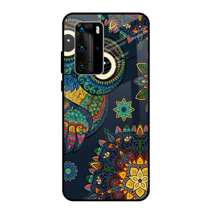 Owl Art Huawei P40 Pro Glass Back Cover Online