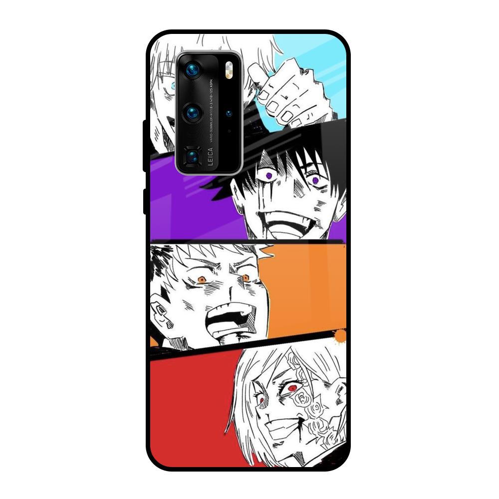 Anime Sketch Huawei P40 Pro Glass Back Cover Online