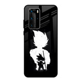 Monochrome Goku Huawei P40 Pro Glass Back Cover Online