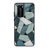 Abstact Tiles Huawei P40 Pro Glass Back Cover Online