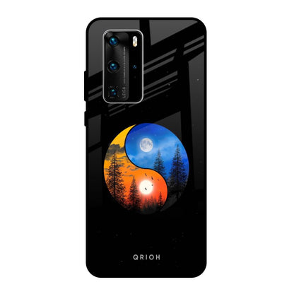 Yin Yang Balance Huawei P40 Pro Glass Back Cover Online