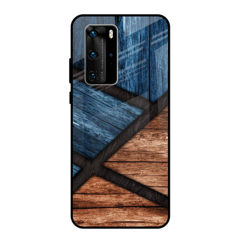 Wooden Tiles Huawei P40 Pro Glass Back Cover Online