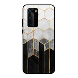 Tricolor Pattern Huawei P40 Pro Glass Back Cover Online