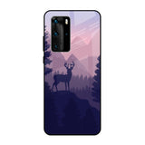 Deer In Night Huawei P40 Pro Glass Cases & Covers Online
