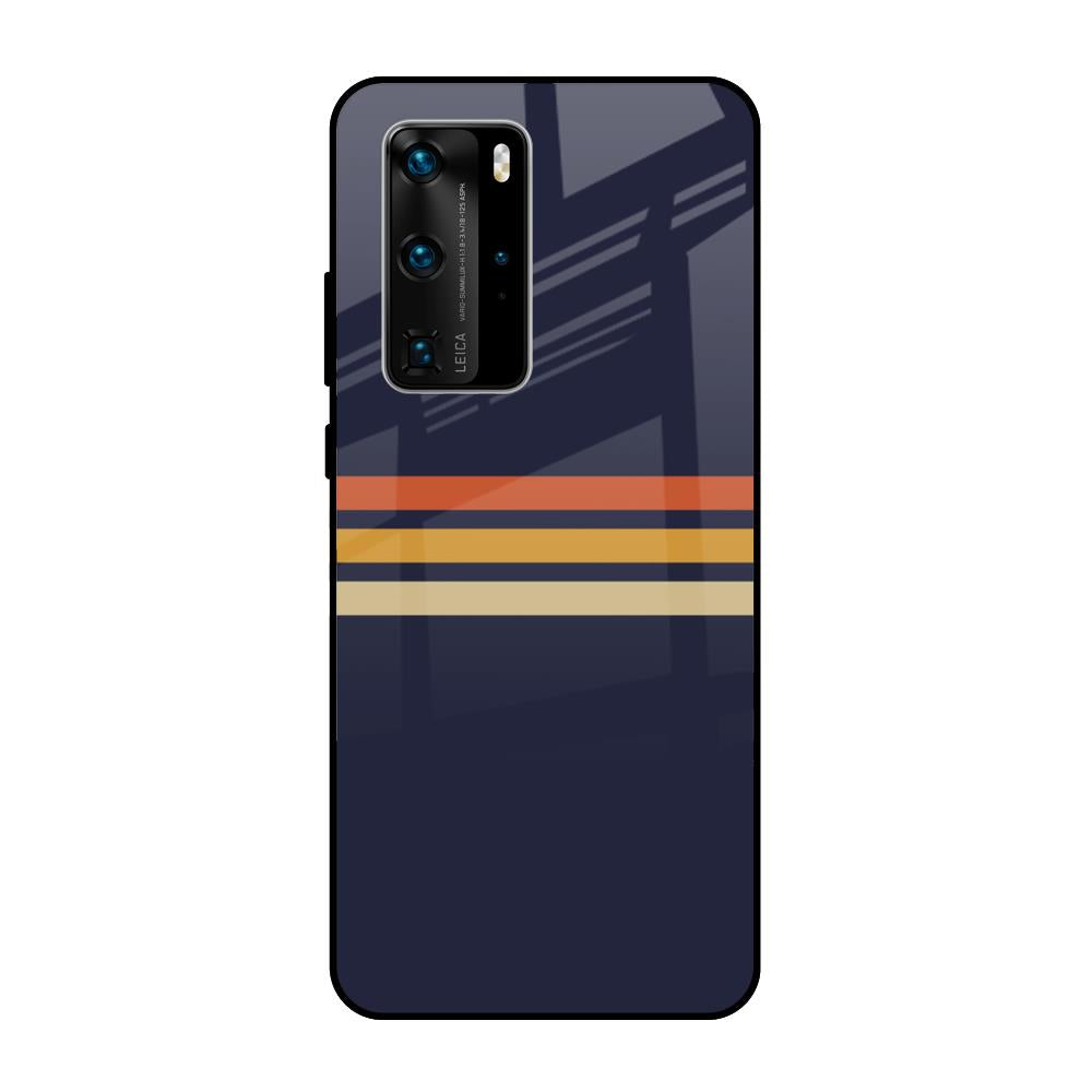 Tricolor Stripes Huawei P40 Pro Glass Cases & Covers Online