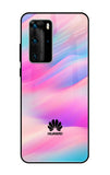 Colorful Waves Huawei P40 Pro Glass Cases & Covers Online