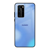 Vibrant Blue Texture Huawei P40 Pro Glass Back Cover Online