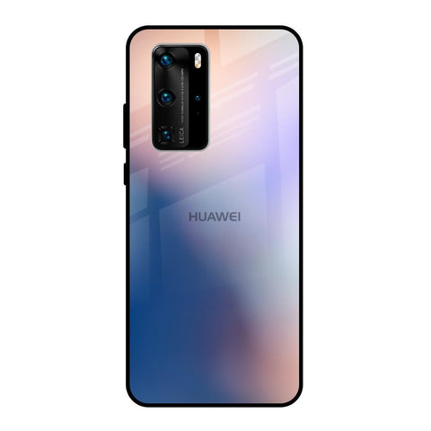 Blue Mauve Gradient Huawei P40 Pro Glass Back Cover Online