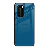 Cobalt Blue Huawei P40 Pro Glass Back Cover Online