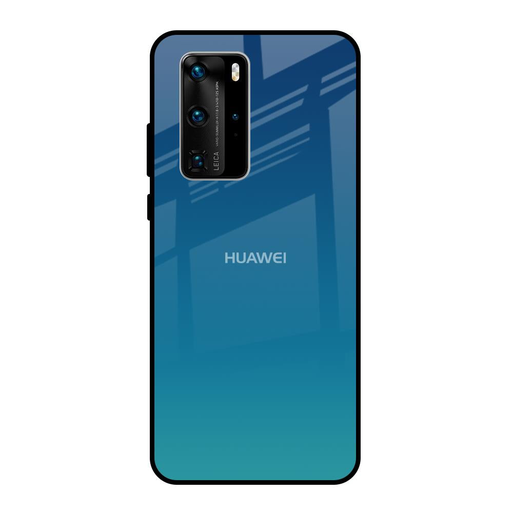 Celestial Blue Huawei P40 Pro Glass Back Cover Online