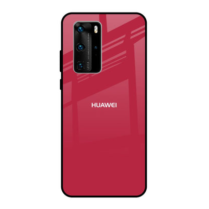 Solo Maroon Huawei P40 Pro Glass Back Cover Online