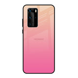 Pastel Pink Gradient Huawei P40 Pro Glass Back Cover Online