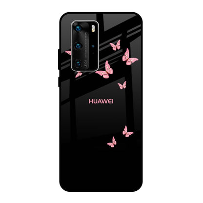 Fly Butterfly Huawei P40 Pro Glass Back Cover Online
