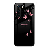 Fly Butterfly Huawei P40 Pro Glass Back Cover Online