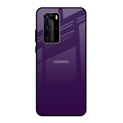 Dark Purple Huawei P40 Pro Glass Back Cover Online