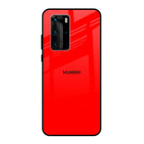 Blood Red Huawei P40 Pro Glass Back Cover Online