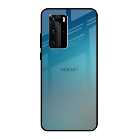 Sea Theme Gradient Huawei P40 Pro Glass Back Cover Online